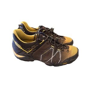 Garmont Sticky Cloud Black Hiking Shoes 1.8mm 3D Mesh Mircofiber Sz 10.5 Vibram